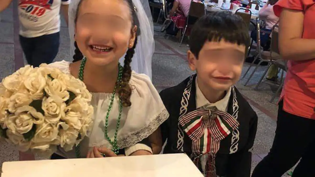 17 Niños se casan en kermese